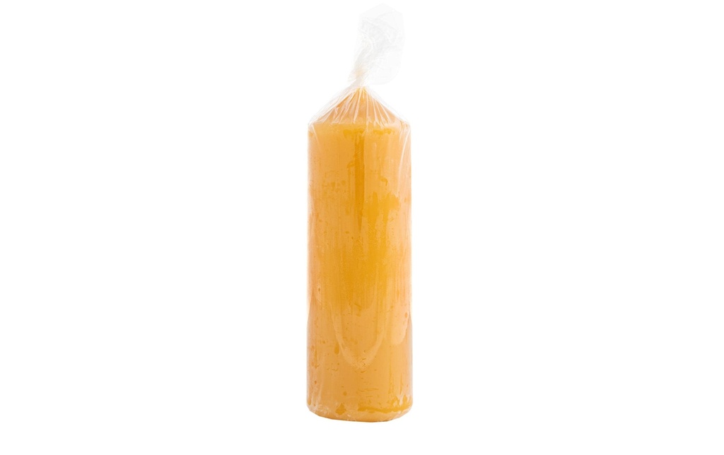 Herzog Kerzen AG Bougie cylindrique à base de cire d'abeille 4 x 12 cm