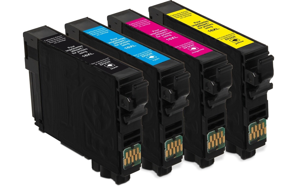 Generic Ink Encre Epson 16 XL Multipack Magenta/Yellow/noir/Cyan