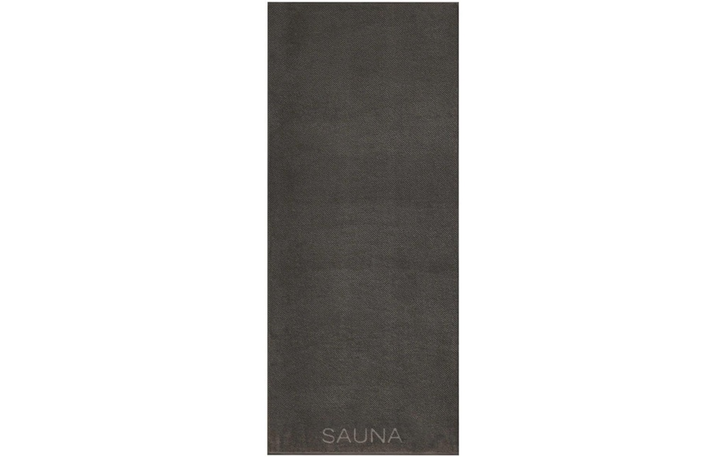 Cawö Serviette de sauna Pure 80 x 200 cm, Basalt