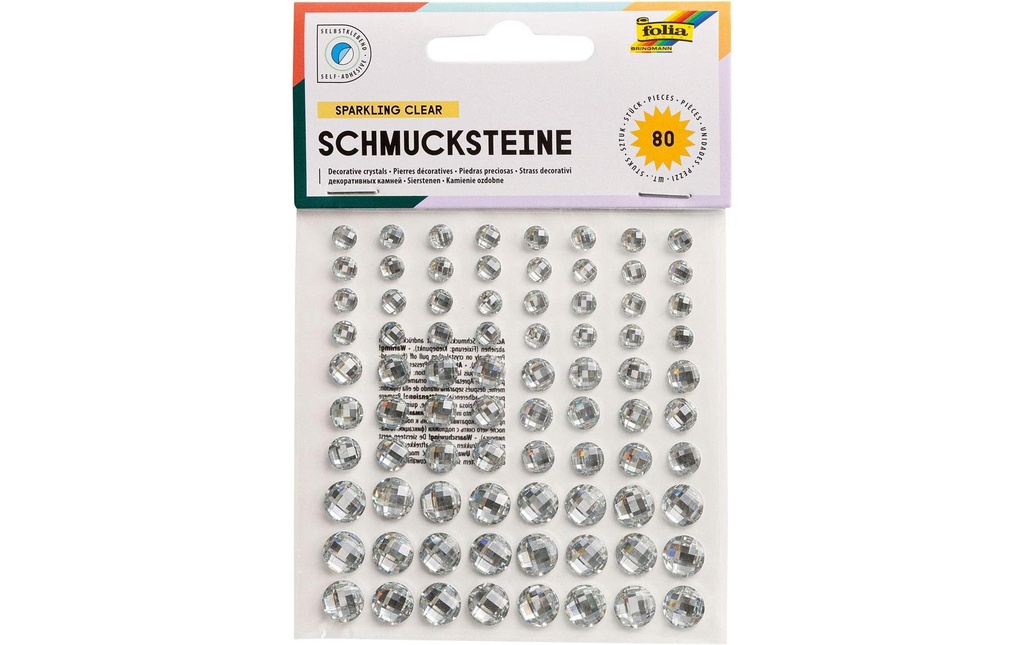 Folia Gemmes Clear autocollant 80 Pièce/s