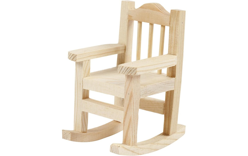 Creativ Company Mini-meubles Chaise à bascule 8.8 x 5.5 x 6.7 cm