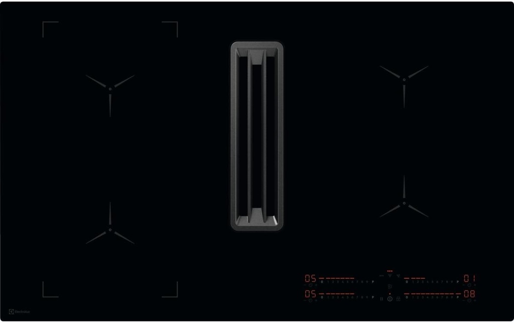 Electrolux Plaques de cuisson à induction avec extracteur d’air DMGL8312AO Sans cadre