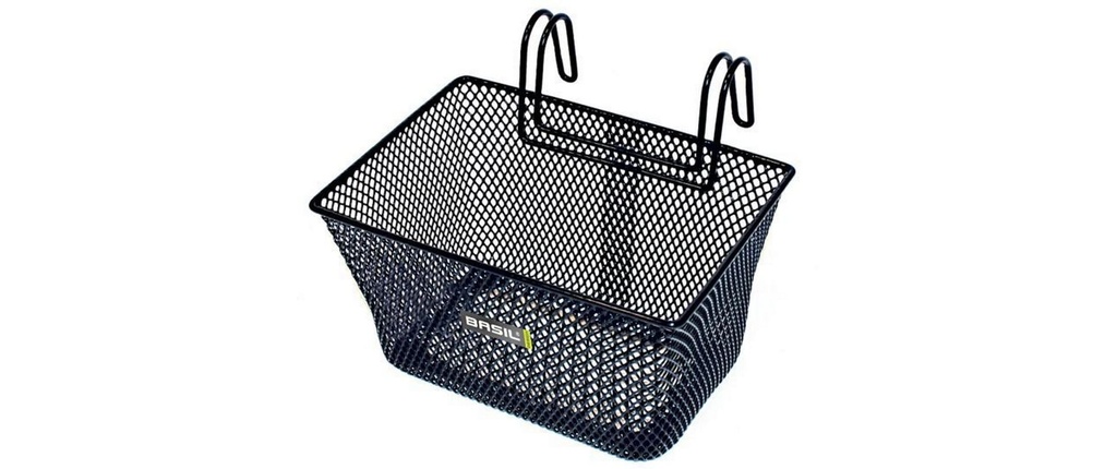 BASIL Panier à vélos Tivoli à mailles fines noir