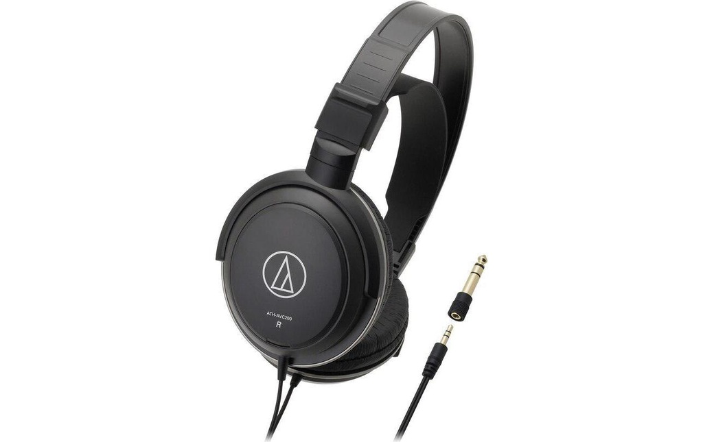 Audio-Technica Casques supra-auriculaires ATH-AVC200 Noir