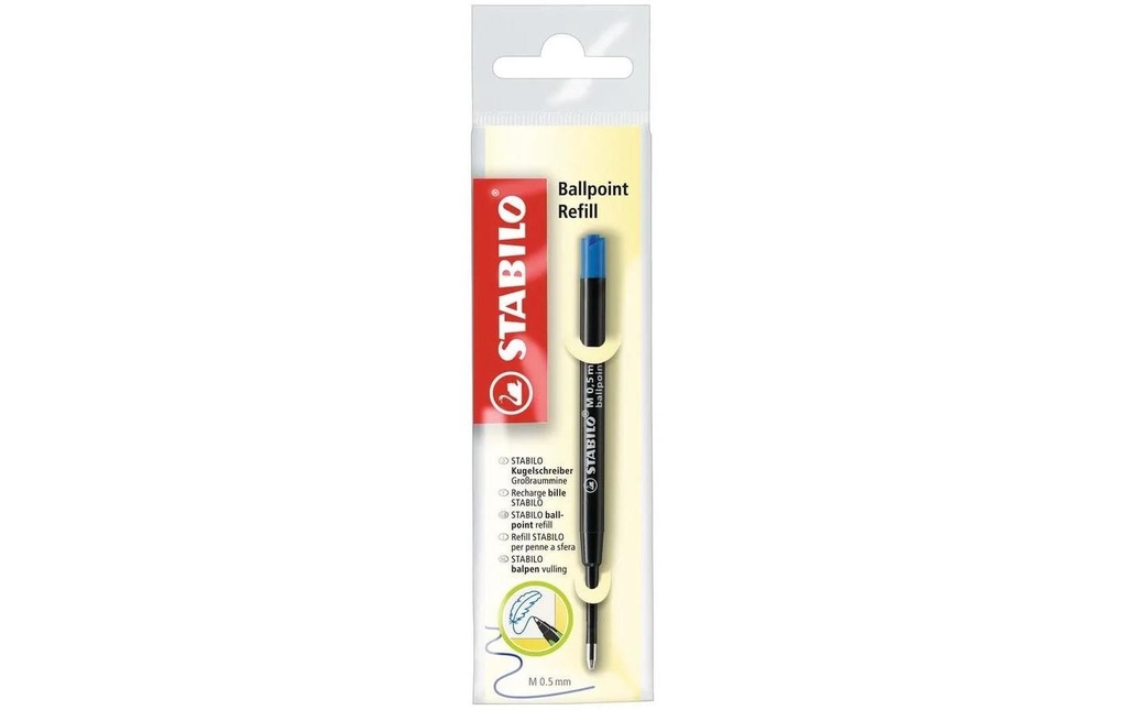 STABILO Mine stylo bille bleu