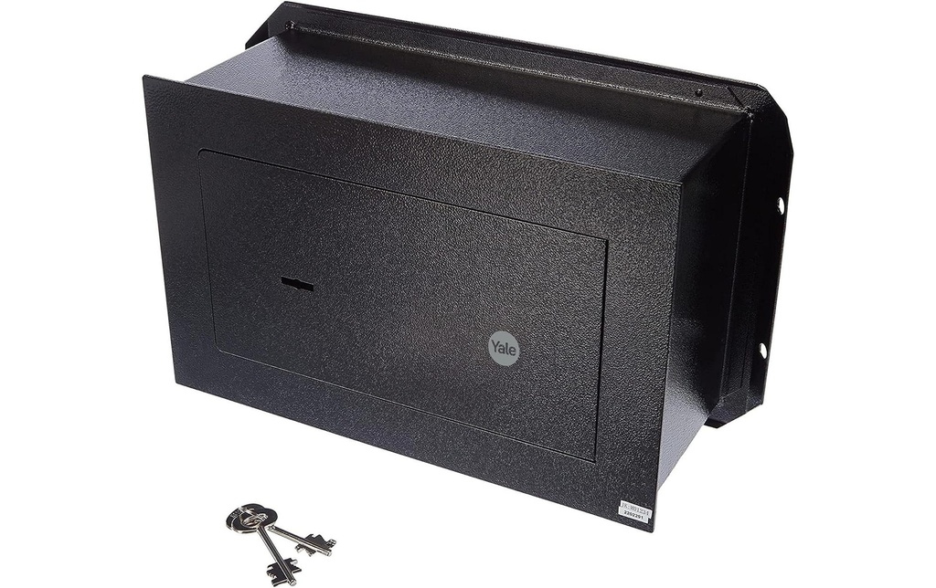 Yale Coffre-fort mural Value Safe, Noir, Key Only, 7.7 l
