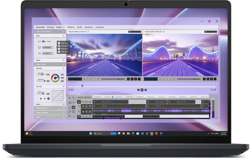 Dell Ordinateur portable Pro Max 16 (U7- 265H, 32GB, 1TB SSD)