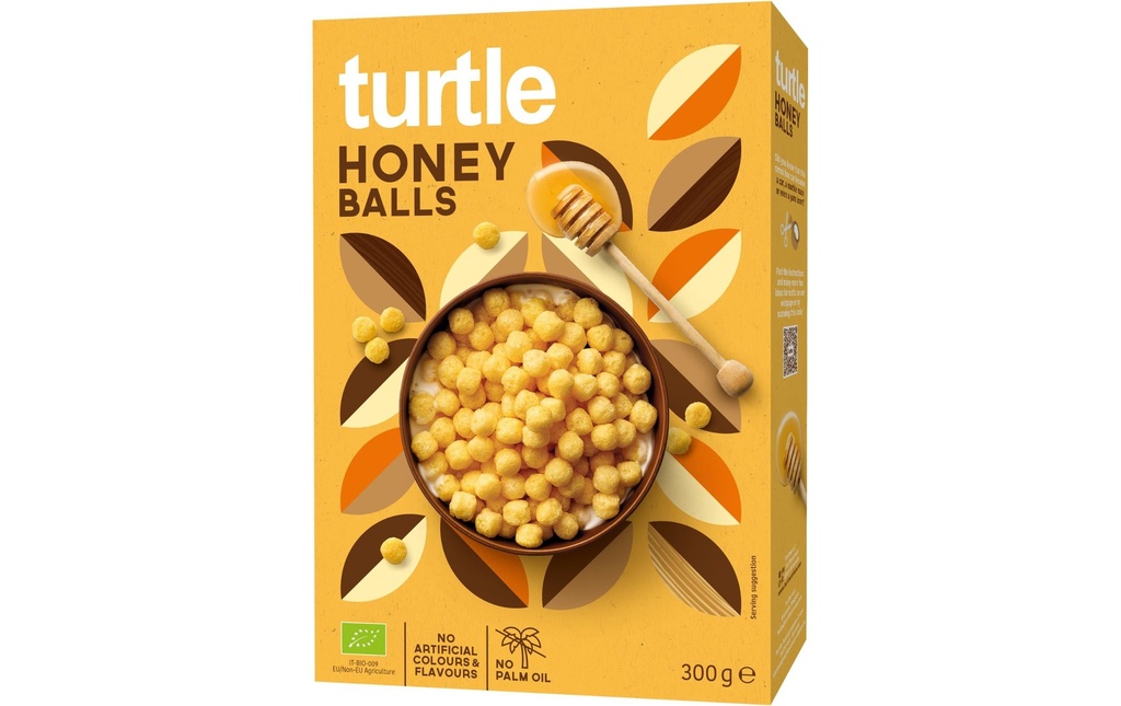 turtle Céréales Bio Honey Balls 300 g