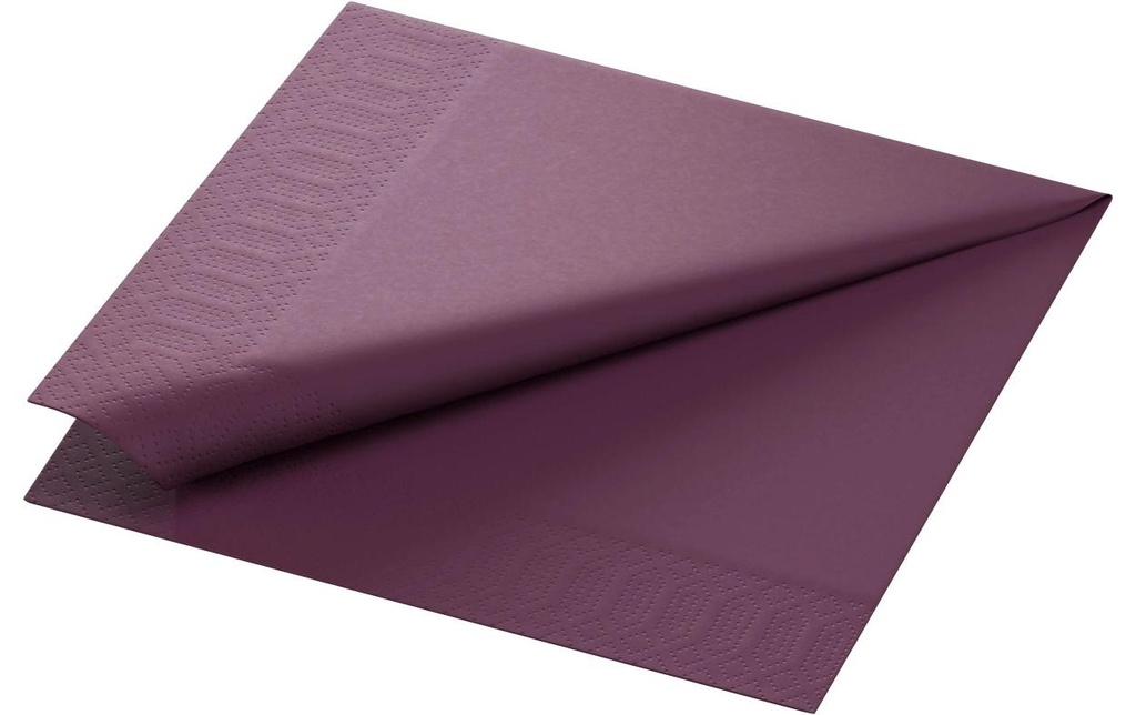 Duni Serviettes en papier 165552 40 cm x 40 cm, 250 Pièce/s, Violet