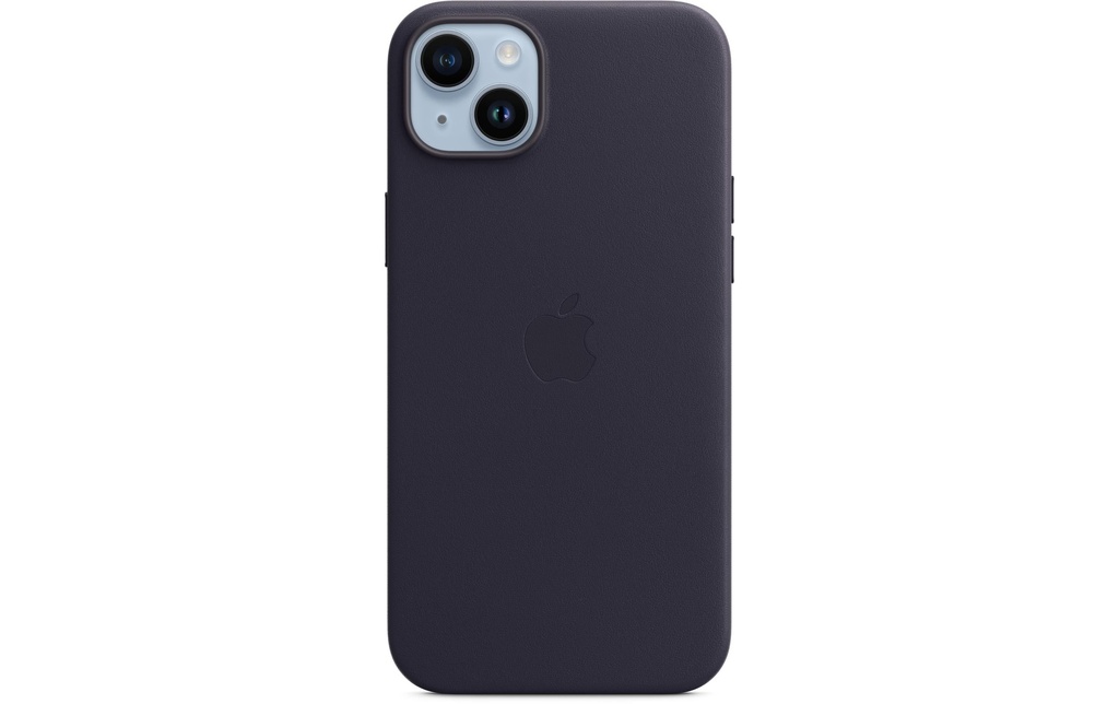 Apple Coque arrière Leather Case avec MagSafe  iPhone 14 Plus