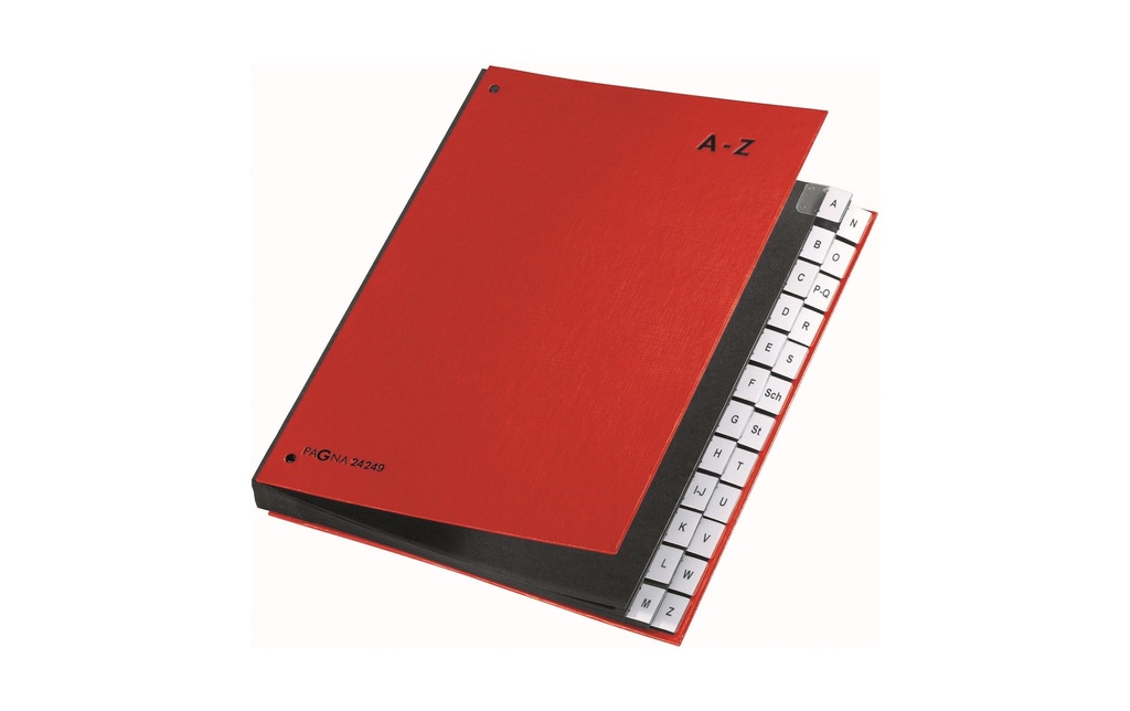 PAGNA Classeur à comp. A-Z rouge