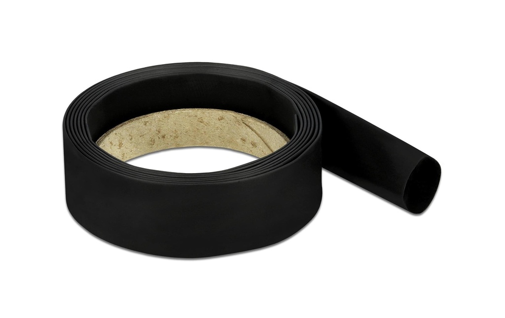 Delock Gaine thermorétractable 2 m x 19.1 mm Noir