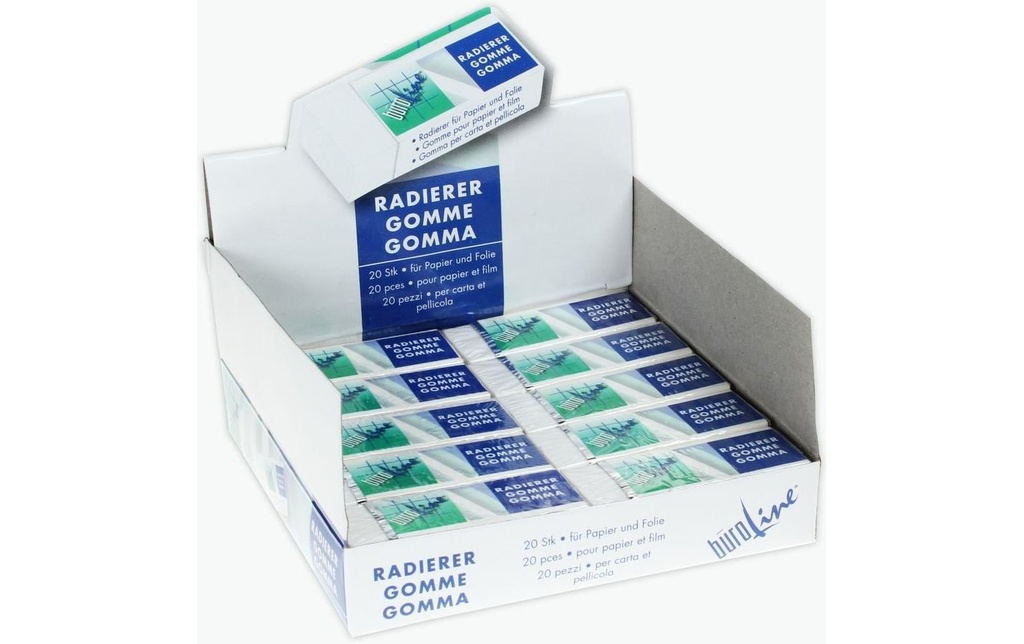 Büroline Gomme Blanc