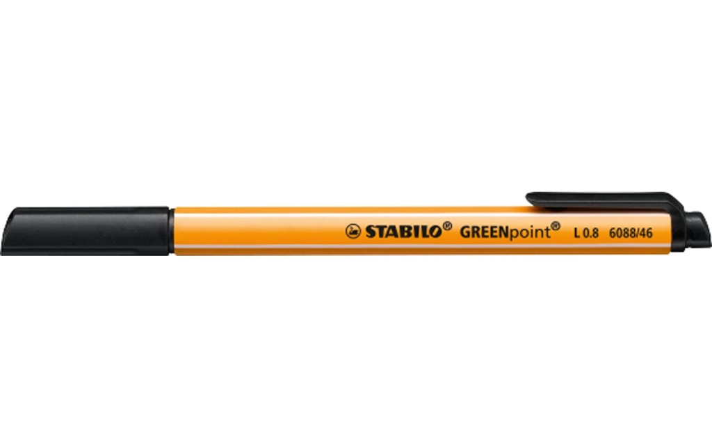 STABILO GREENpoint 0.8mm noir