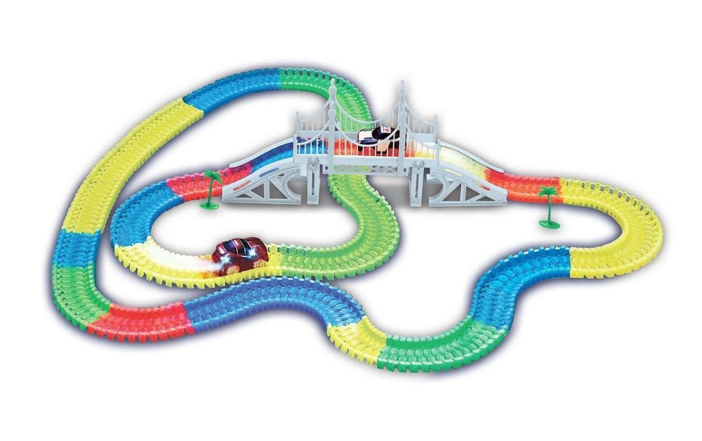 Amewi Magic Traxx Mega Set ferroviaire avec pont