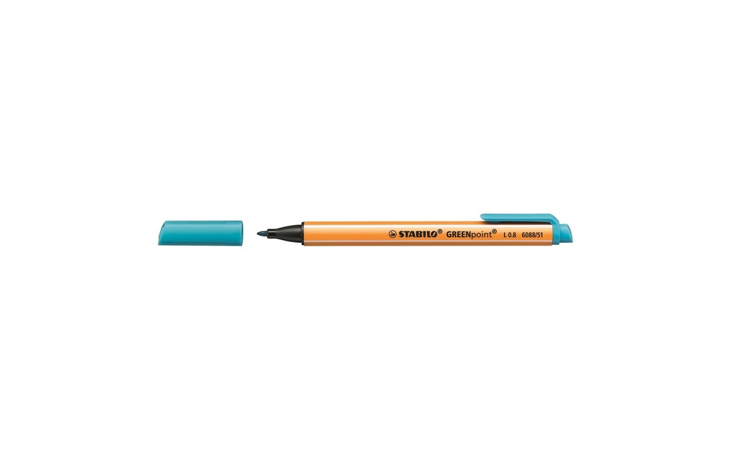 STABILO GREENpoint 0.8mm turqu