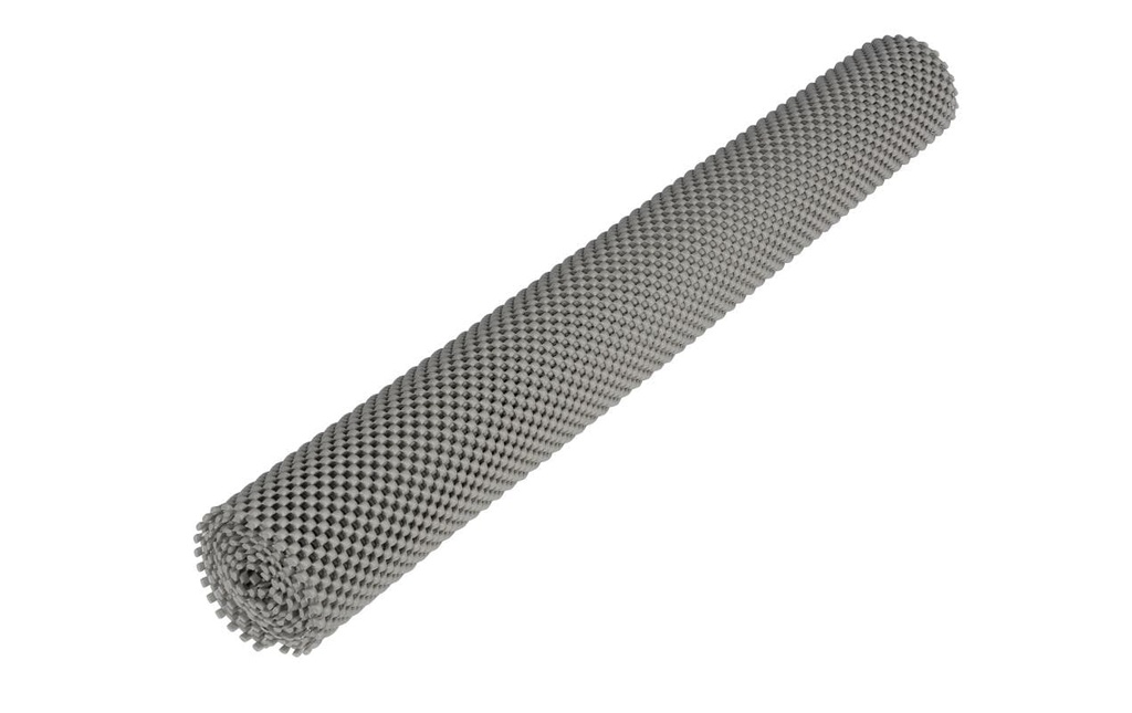 Wenko Tapis antidérapant Gris 150 cm x 50 cm