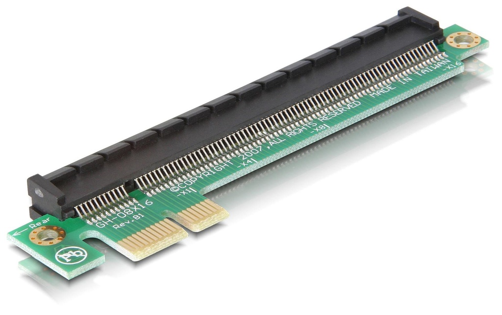 Delock Carte PCI-E riser Extension x1 à x16