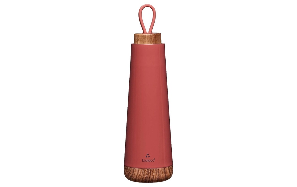 BioLoco Bouteille isotherme Loop-Rust 500 ml, Rouge