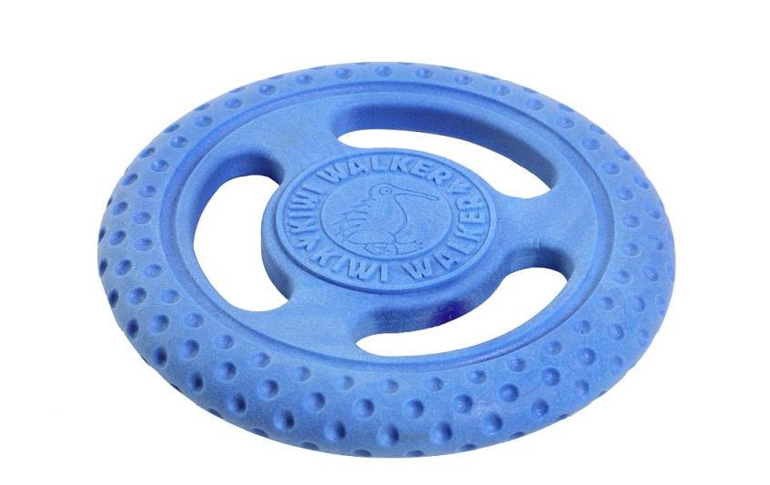 KIWI WALKER Disque d'entraînement pour chien Frisbee bleu, S, Ø 17 cm