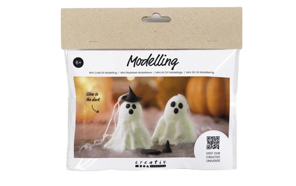 Creativ Company Kits de bricolage Fantôme d'Halloween modeler