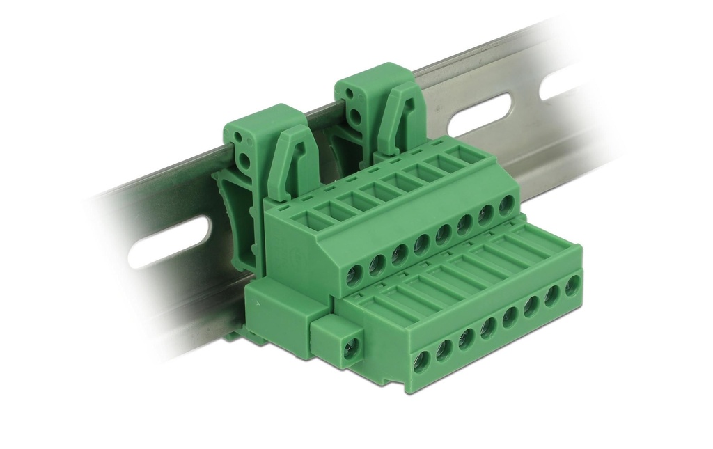 Delock DIN Rail Bloc terminal 8Pin