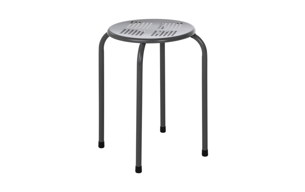 COCON Tabouret Métal, Gris