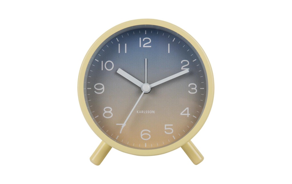 KARLSSON Réveil classique Gradient Jaune