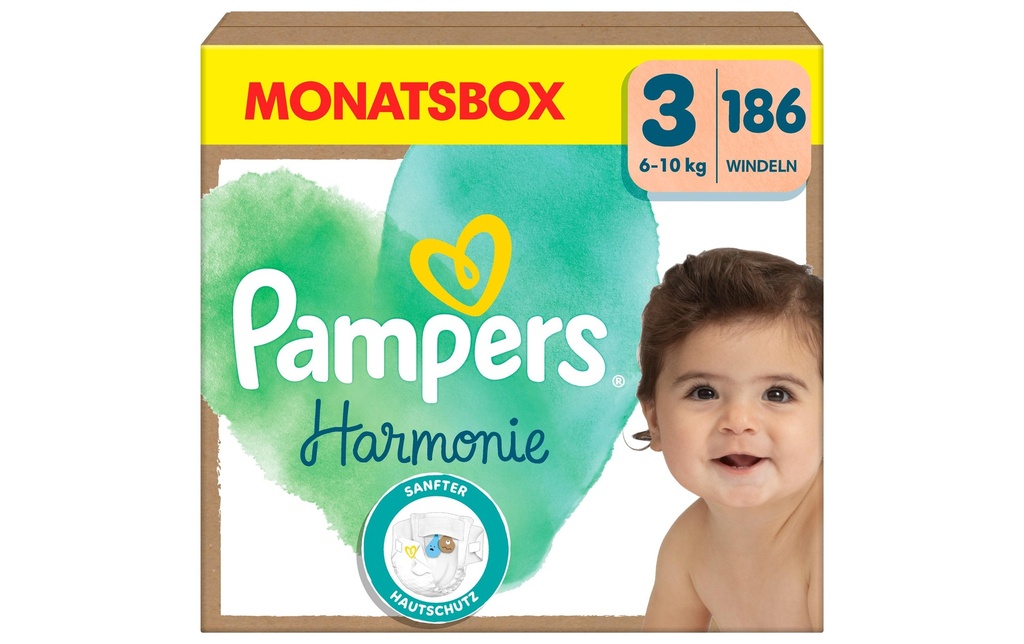 Pampers Couches Harmonie Midi Taille 3