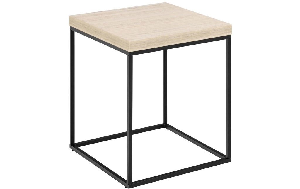 AC Design Table basse Barossa 40 x 40 x 45 cm, beige