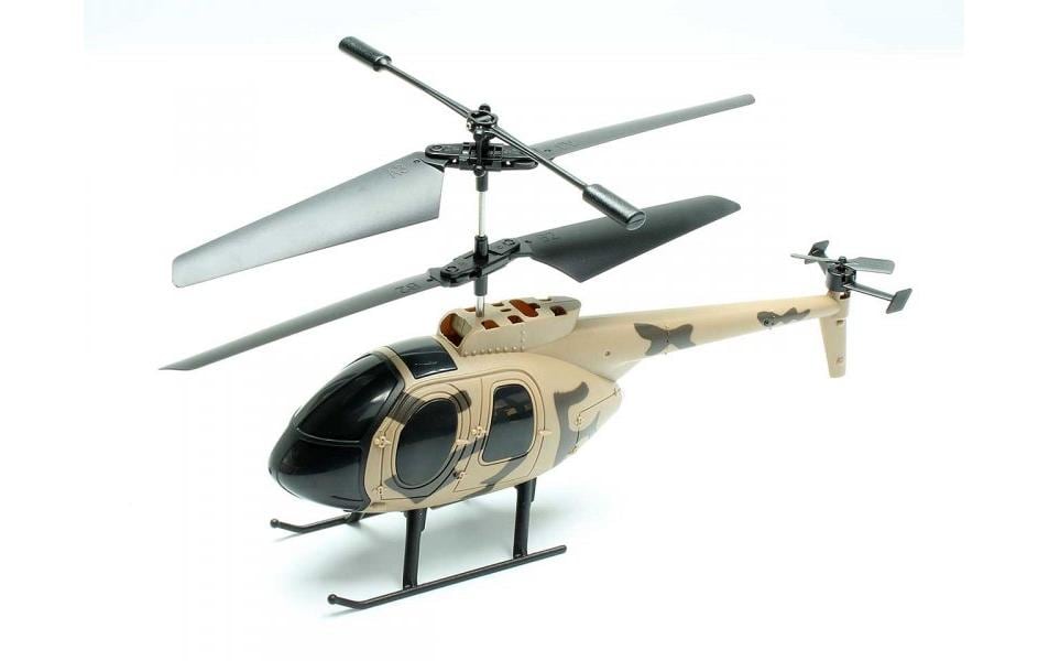 FliteZone Hélicoptère Hughes MD500 Micro Camo 3 canaux, RTF