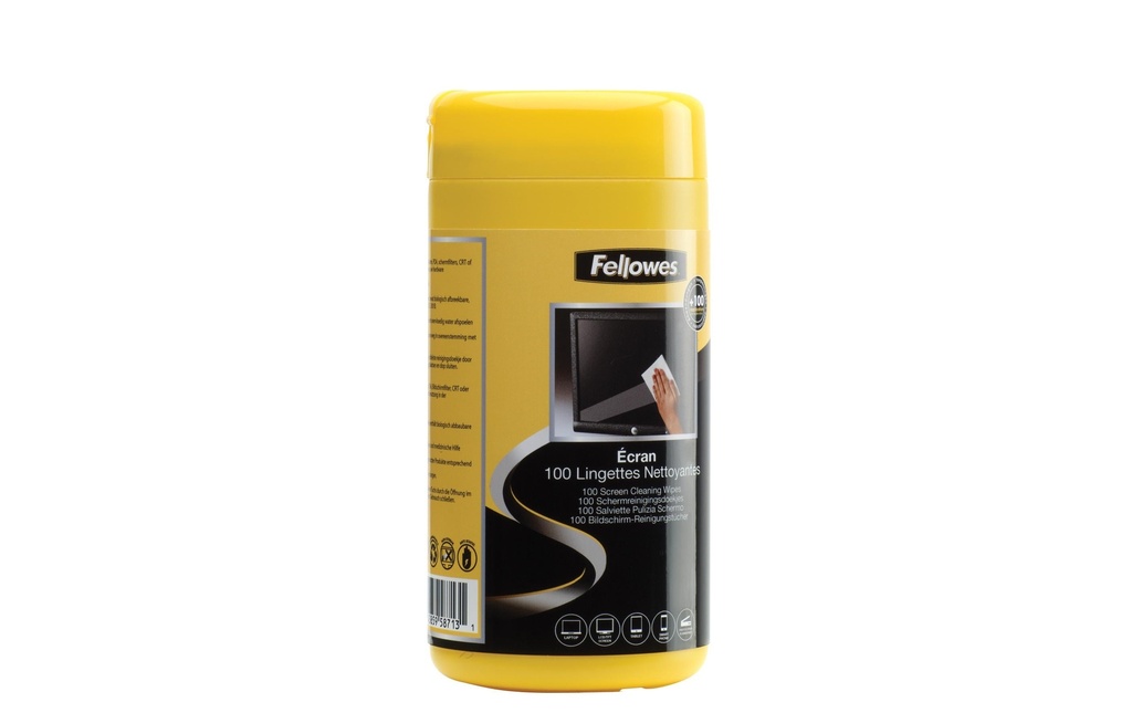 Fellowes Chiffons de nettoyage pour écrans 100 Pièce/s