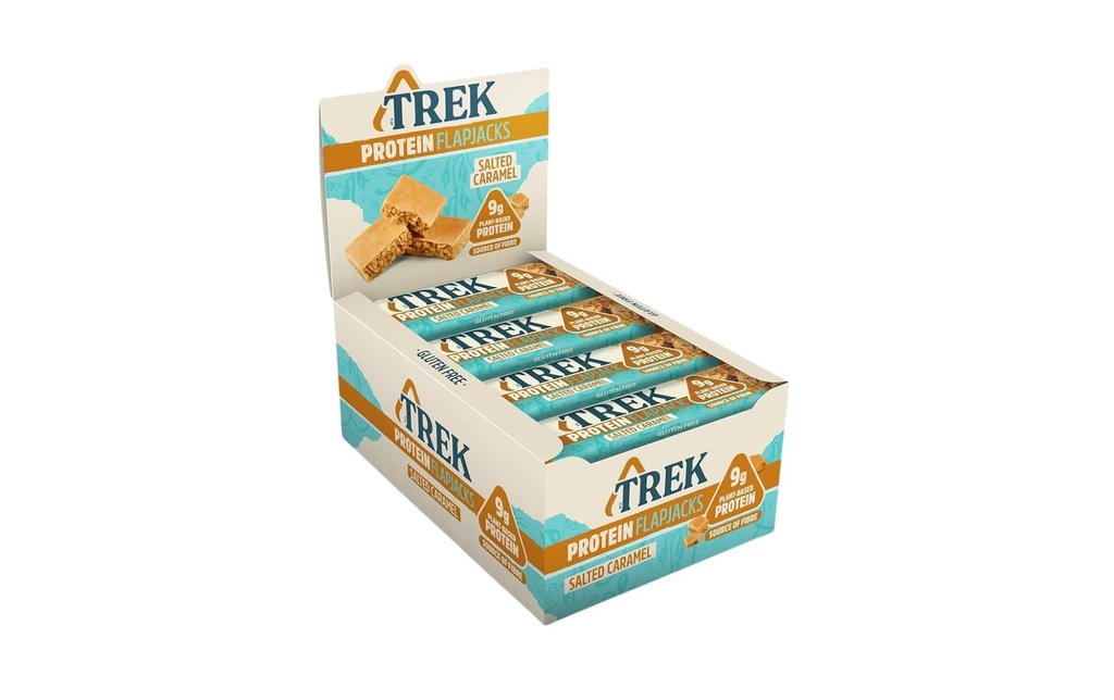 Trek Barre Flapjack Salted Caramel, 16 x 50 g