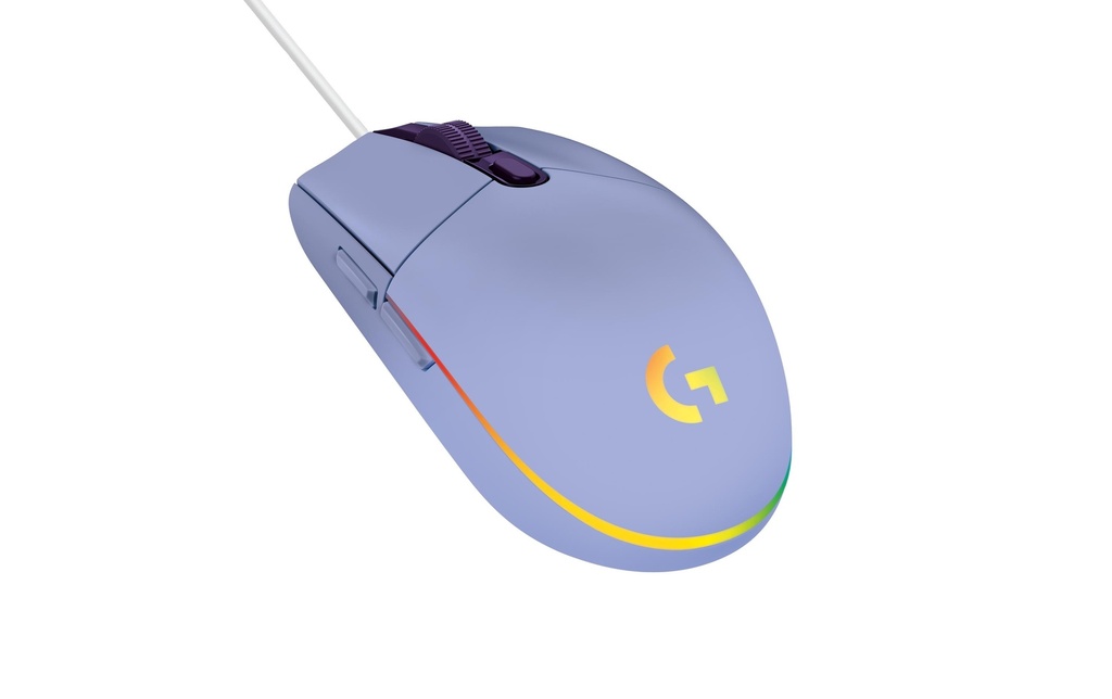 Logitech Souris de gaming G203 Lightsync Violet