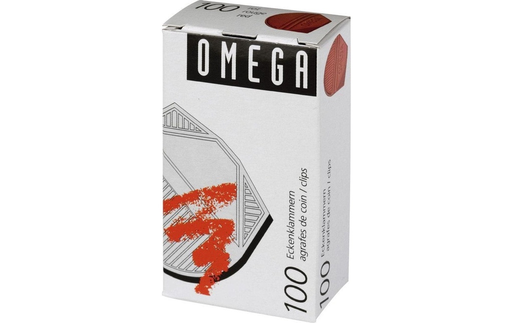 OMEGA Coins métalliques rouge (100 pces)