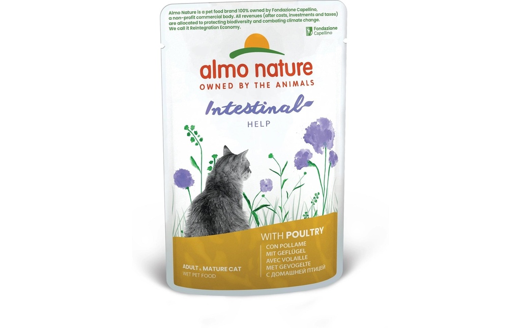 Almo Nature Alimentation humide Intestinal Help avec volaille 70 g