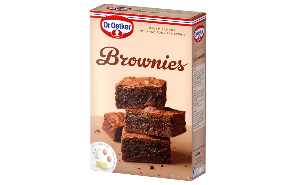 Dr.Oetker Préparation à gâteau Brownies 480 g