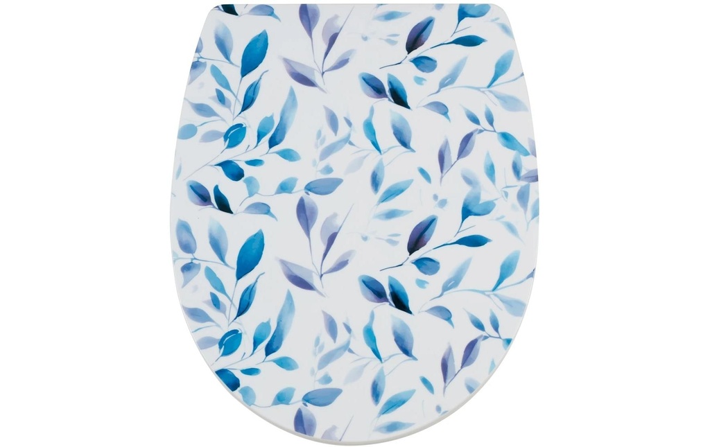 diaqua® Siège de toilette Arles Lea Bleu/Blanc