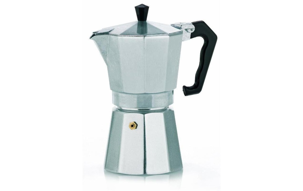 Kela Cafetière italienne Italia 3 tasses, Argenté