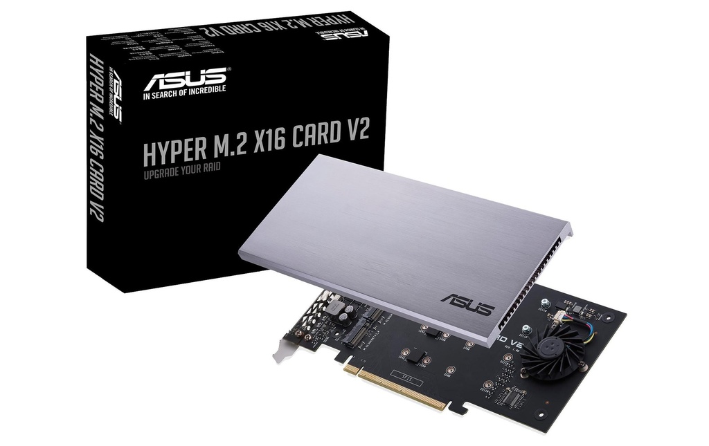 ASUS Adaptateur de bus hôte HYPER M.2 X16 CARD V2