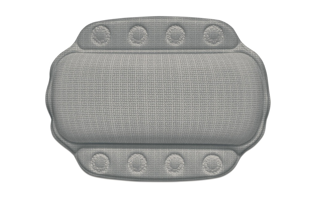 Kela Coussin de nuque Crète 32 x 23 cm, Gris