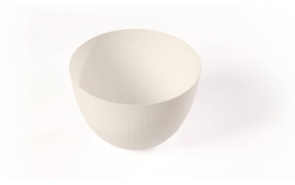 Sier Bols jetables Bagastro 12 cm, 20 Pièce/s, Blanc