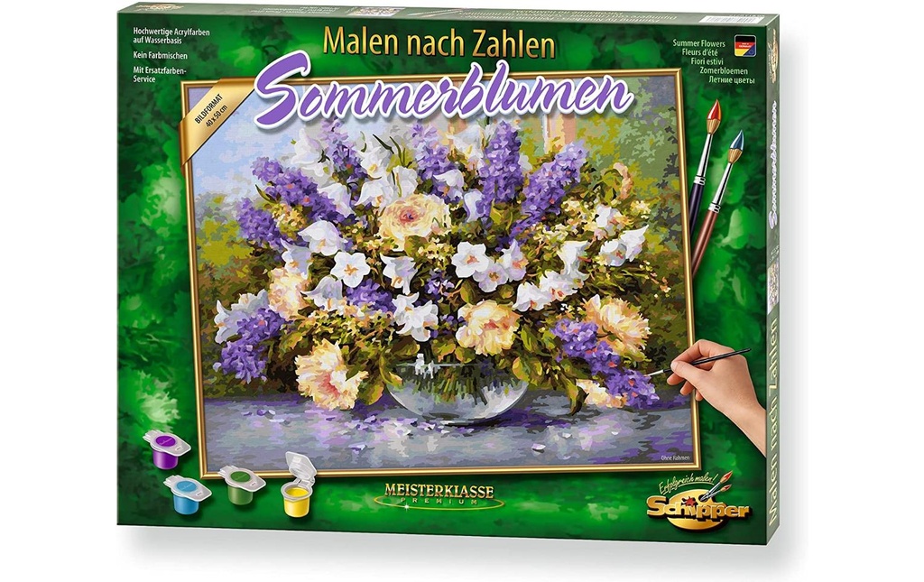 Schipper Peinture avec chiffres Fleurs d'été