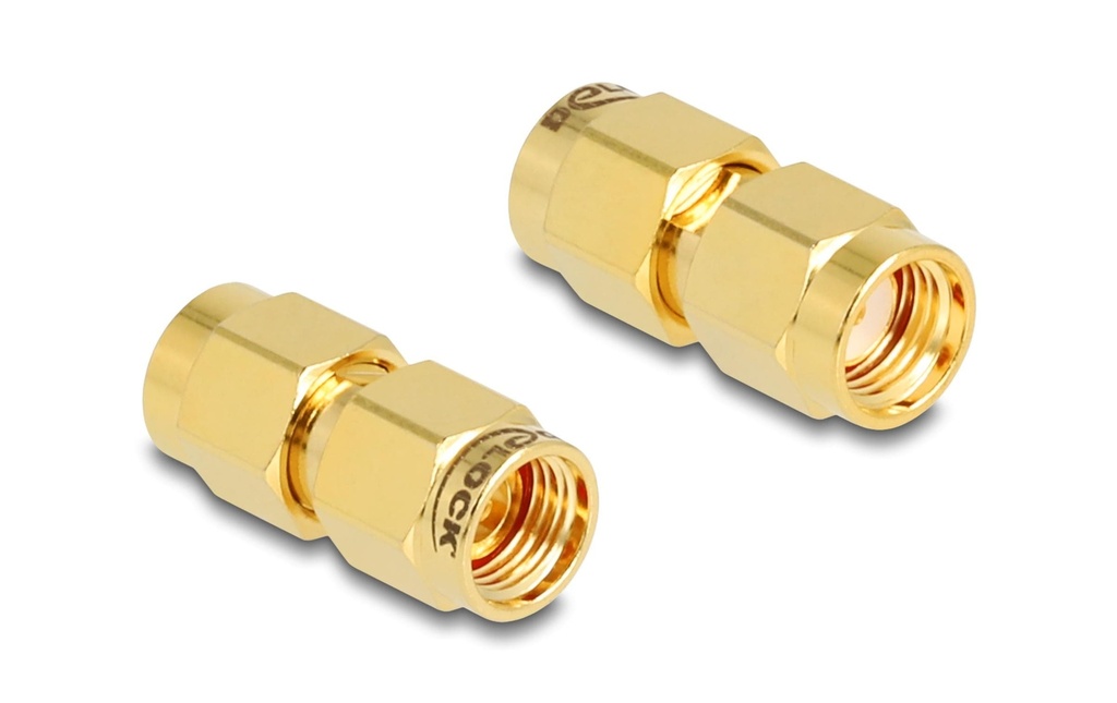 Delock Adaptateur d’antenne RP-SMA Connecteur (m) - RP-SMA Connecteur (m)