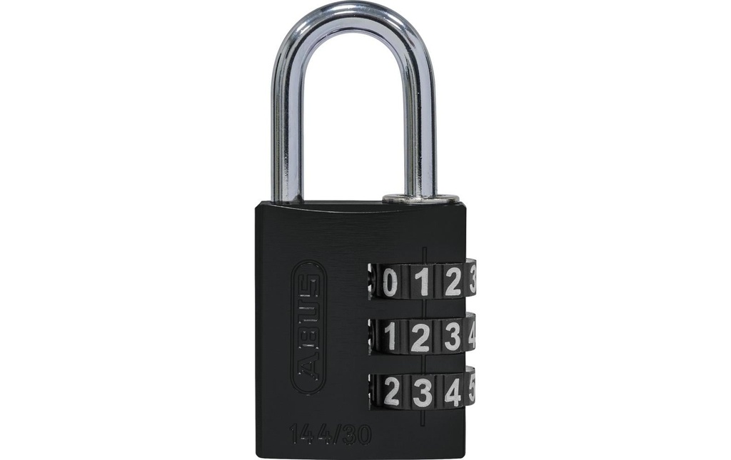 Abus Serrure à combinaison 144/30 B/DFNLI Noir Aluminium