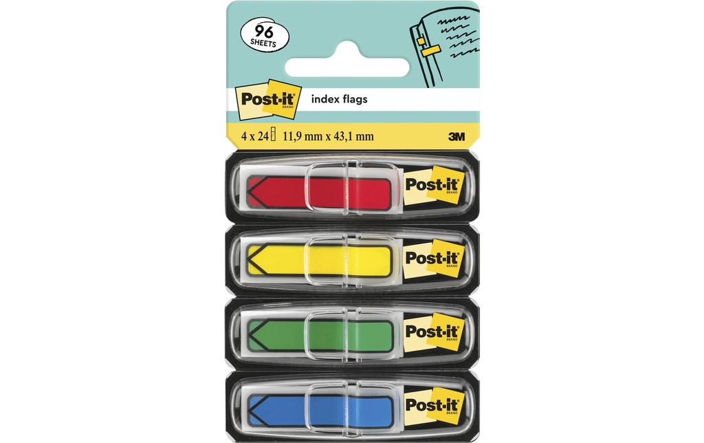 Post-it Marque-page Post-it Index Flèches, 4 pièces