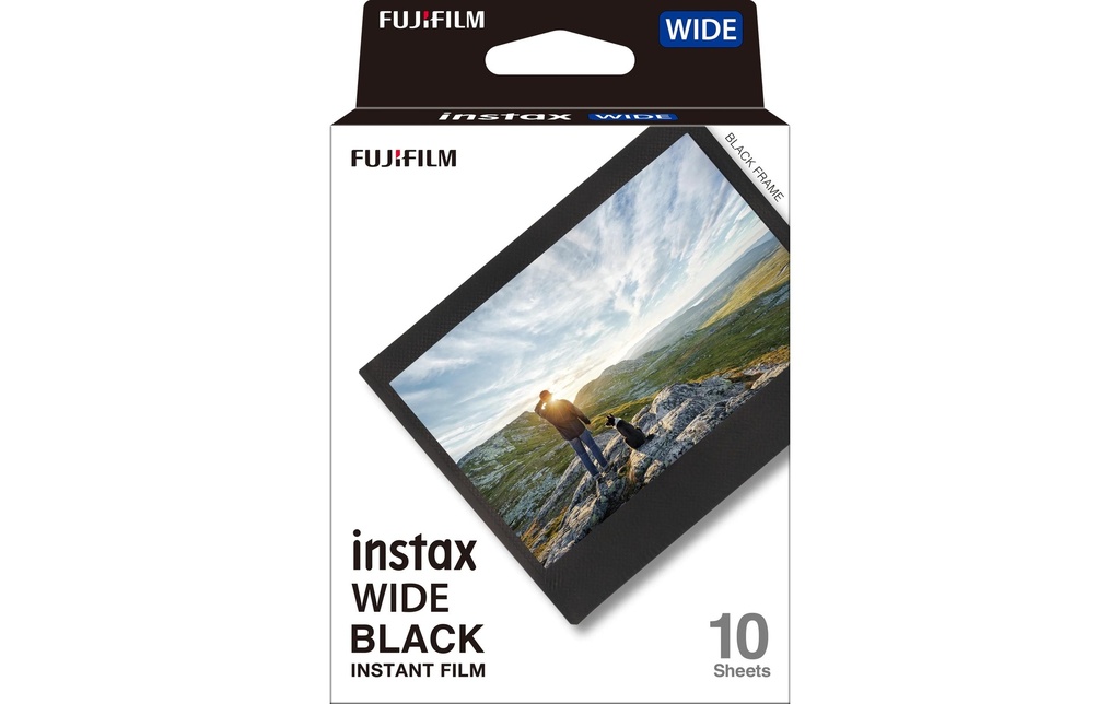 Fujifilm Instax Wide 10 feuilles Black Frame