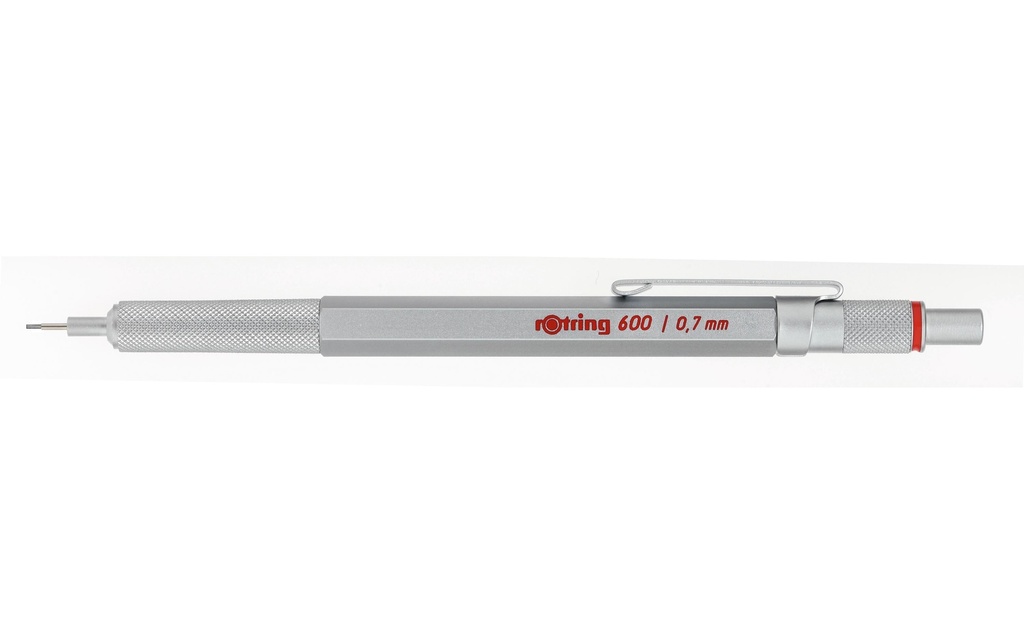 Rotring Porte-mines 600 0.7 mm, Argenté