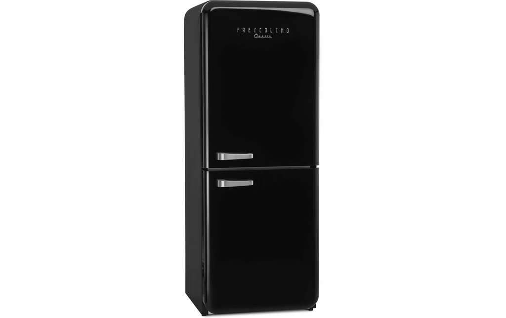 Trisa Réfrigérateur congélateur Frescolino Classic Noir, Droite