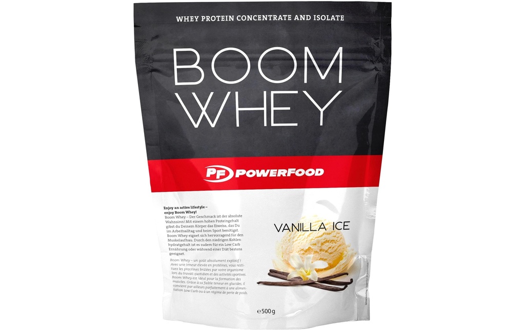 PowerFood Poudre One Boom Whey vanille 500 g